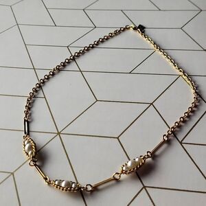Sarah Coventry Caged Pearl Necklace 17 in